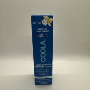 Coola Expired Classic Face Sunscreen SPF 50 1.7 Oz New Sealed